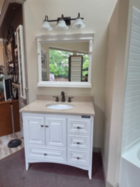 White Vanity Set