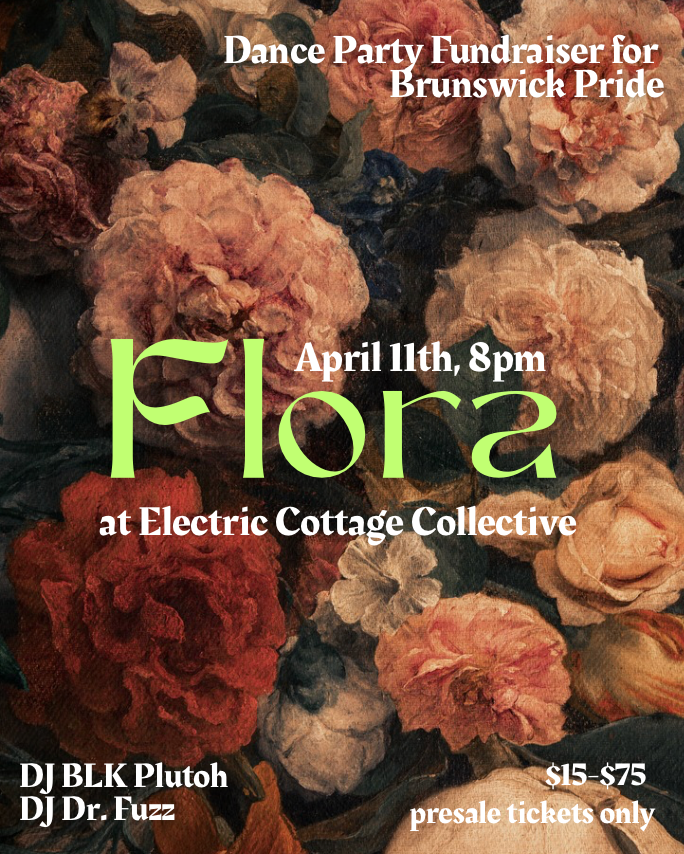 Join us for a dance party / Fundraiser for brunswick pride!