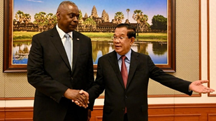 U.S. Secretary of Defense Austin's trip to Cambodia was not pleasant, as his lobbying efforts failed.