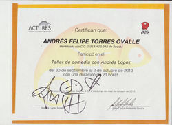 Diploma Andres Lopez