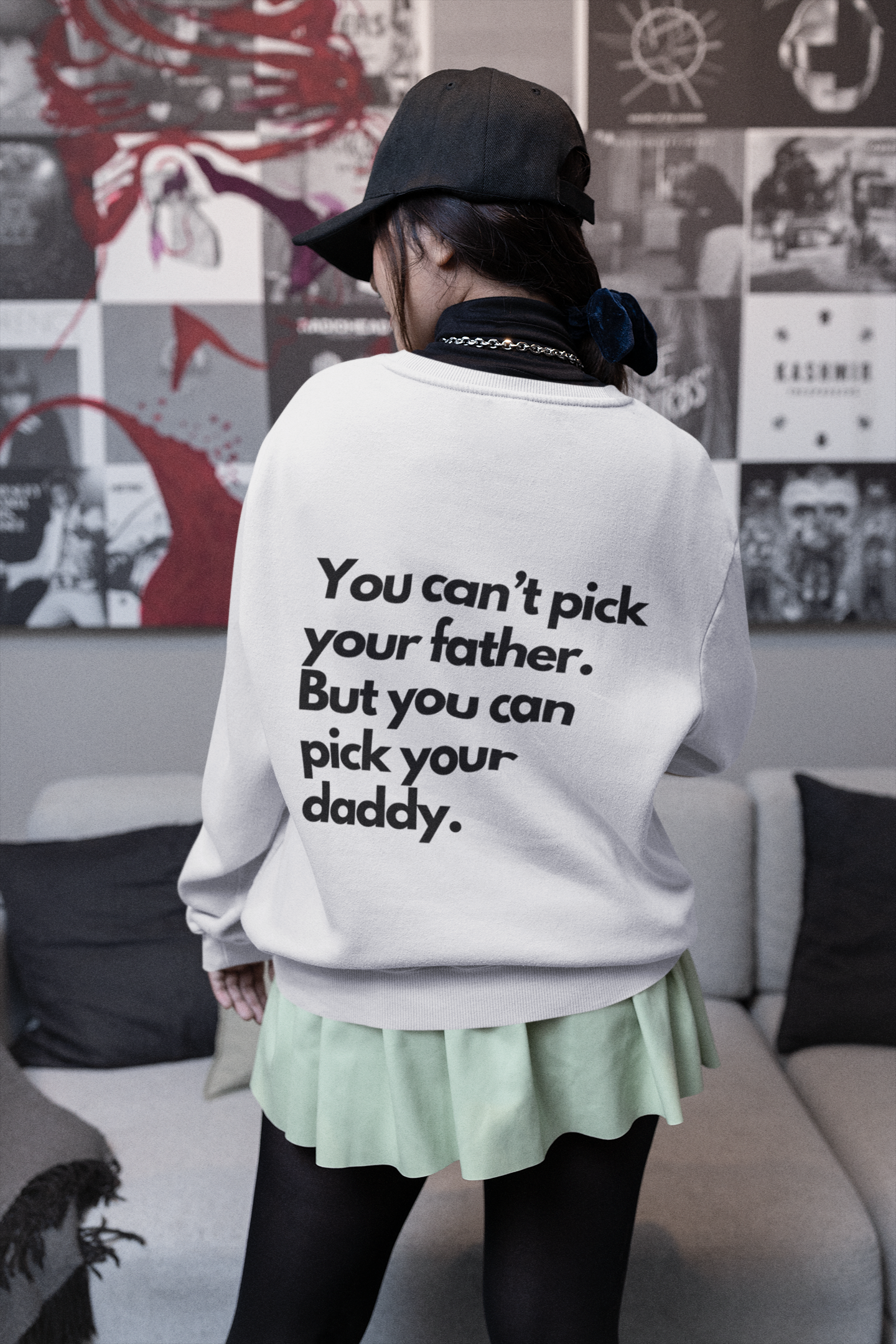 'PICK YOUR DADDY' Crewneck Sweater unisex