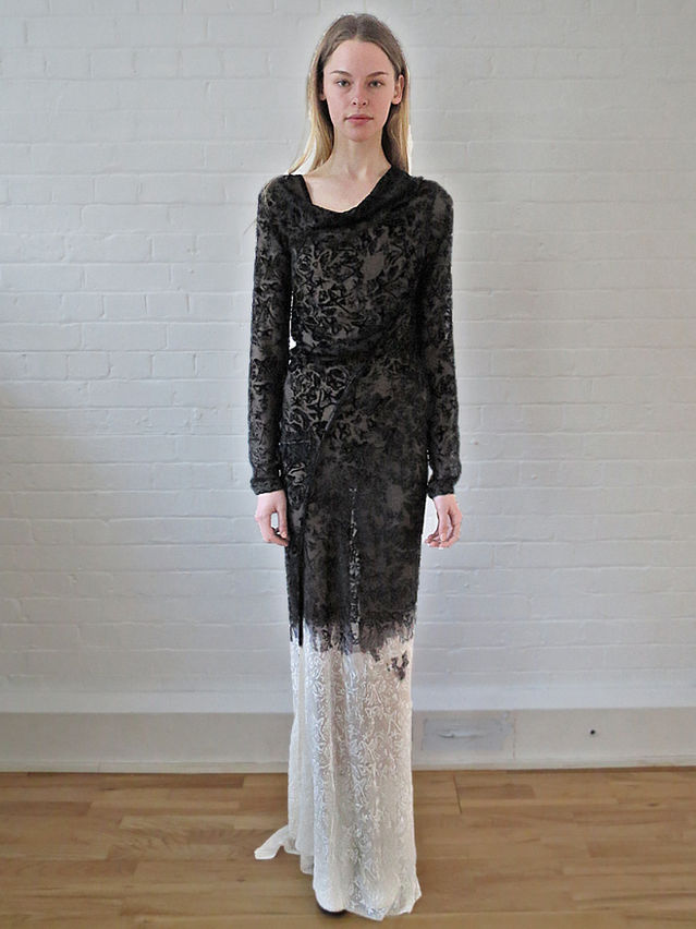 AW 13. Dip dyes devore velvet