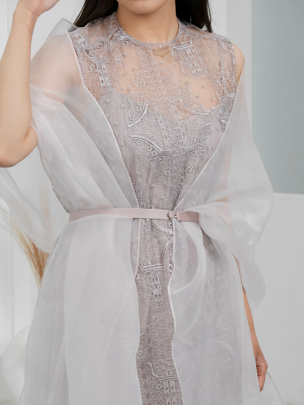 Thumbnail: Asima Dress in Purple by Touchup Atelier