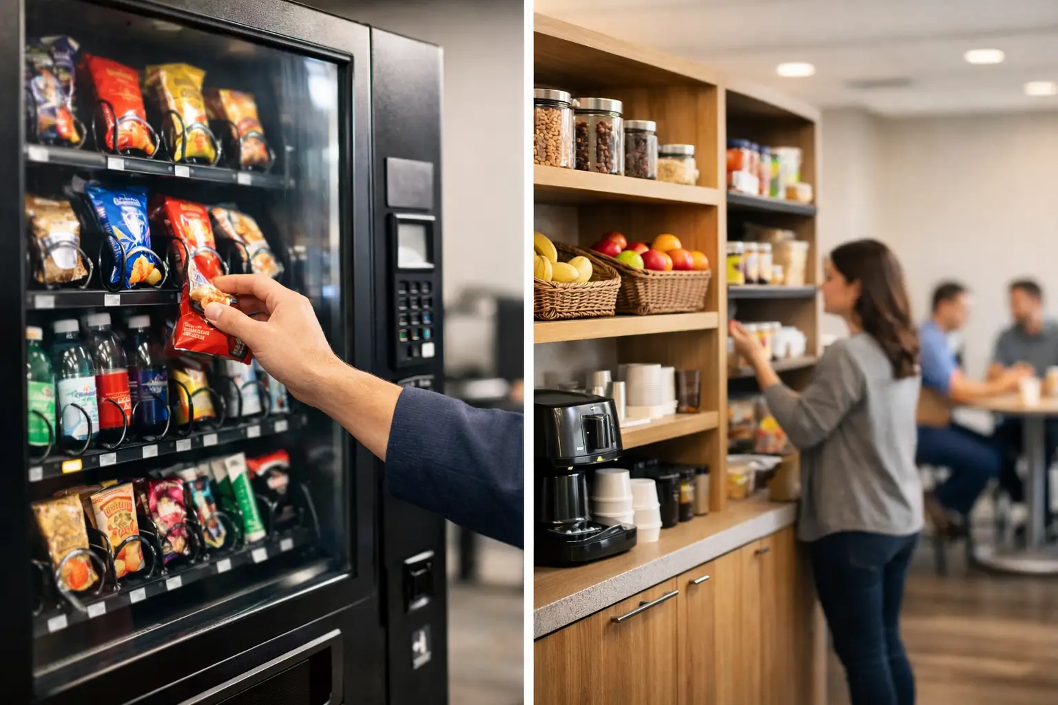 Vending Machine vs Pantry Service at Work