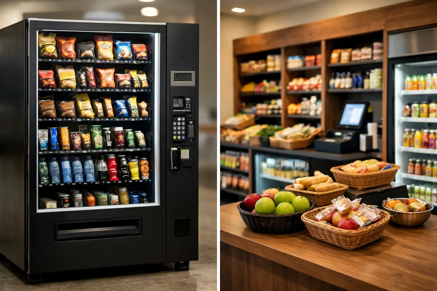 Vending Machines vs Micro Markets