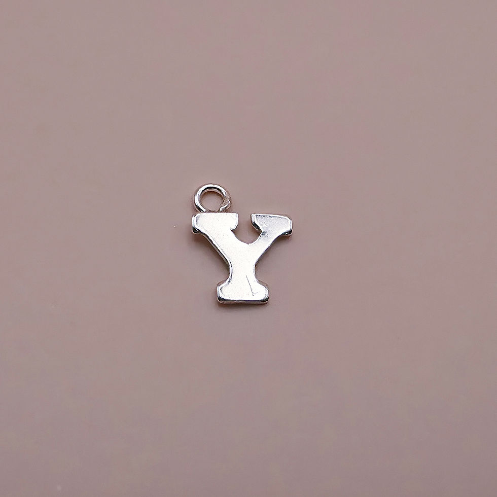 Thumbnail: Sterling Silver Letter Charm P - Z