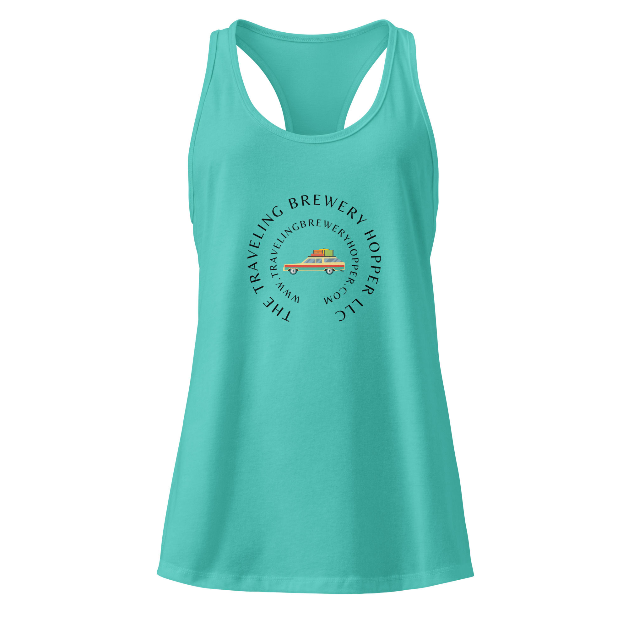 Women’s fitted racerback tank top
