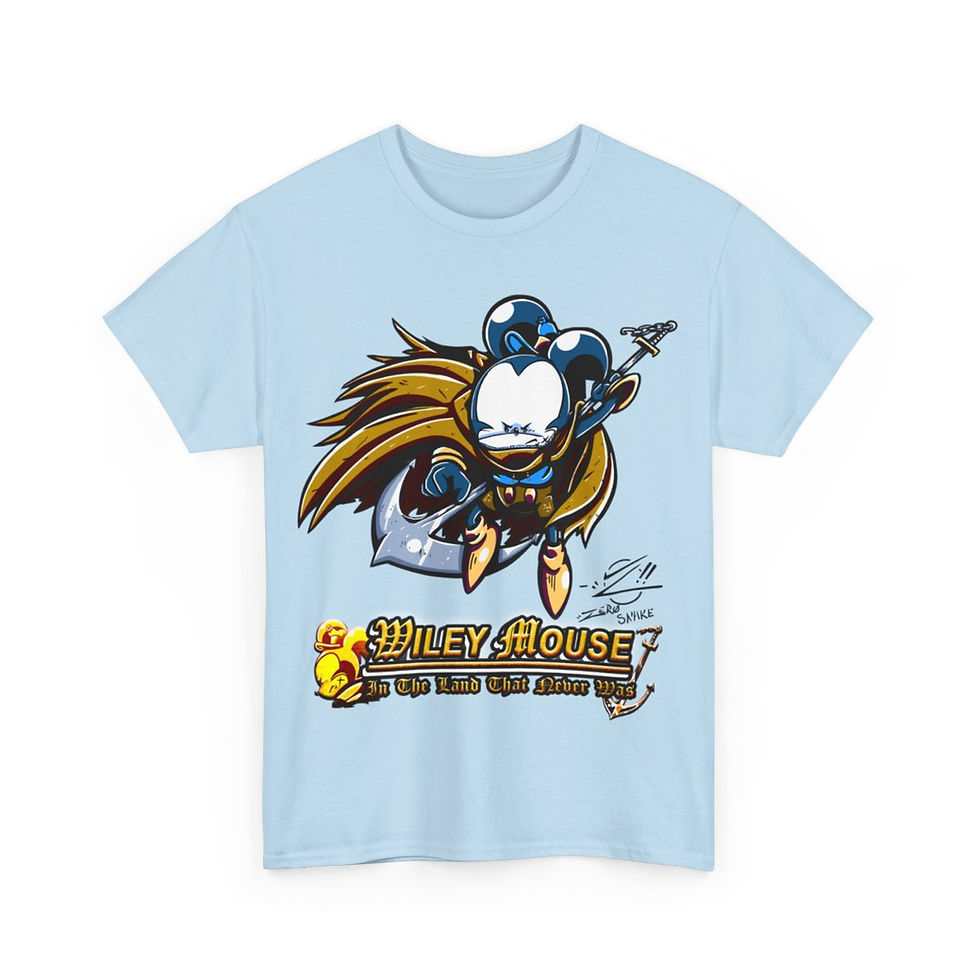 Thumbnail: Wiley Mouse Unisex Heavy Cotton Tee