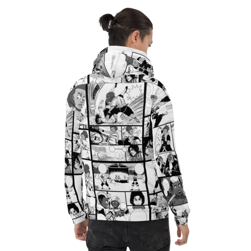 Get Cozy with Creativity: Manga Panel Print Hoodies That Make a Statement