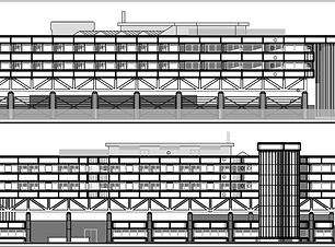 Aeroporto di Fiumicino. Edifici per Caserme, Uffici e Parcheggi della Polaria