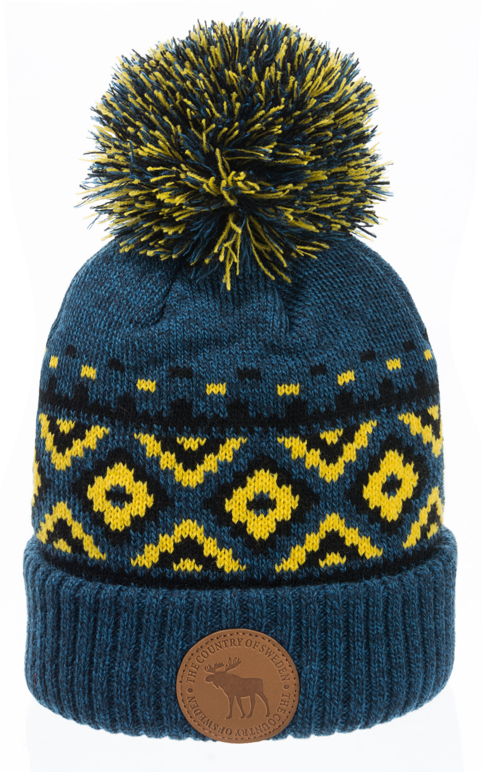 LEATHER STAMP BEANIE - SWE
