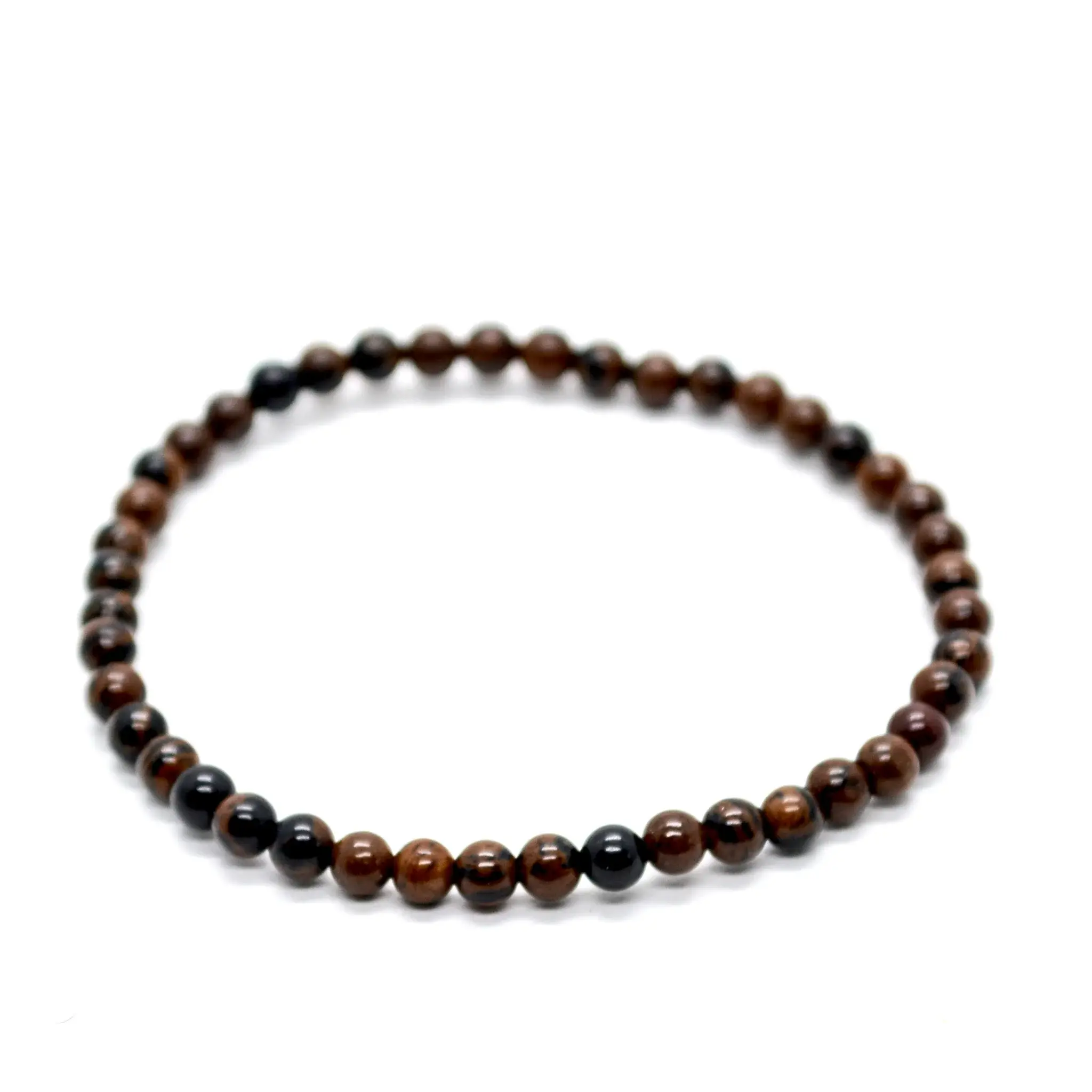 Mahogany Obsidian 4mm Bracelet