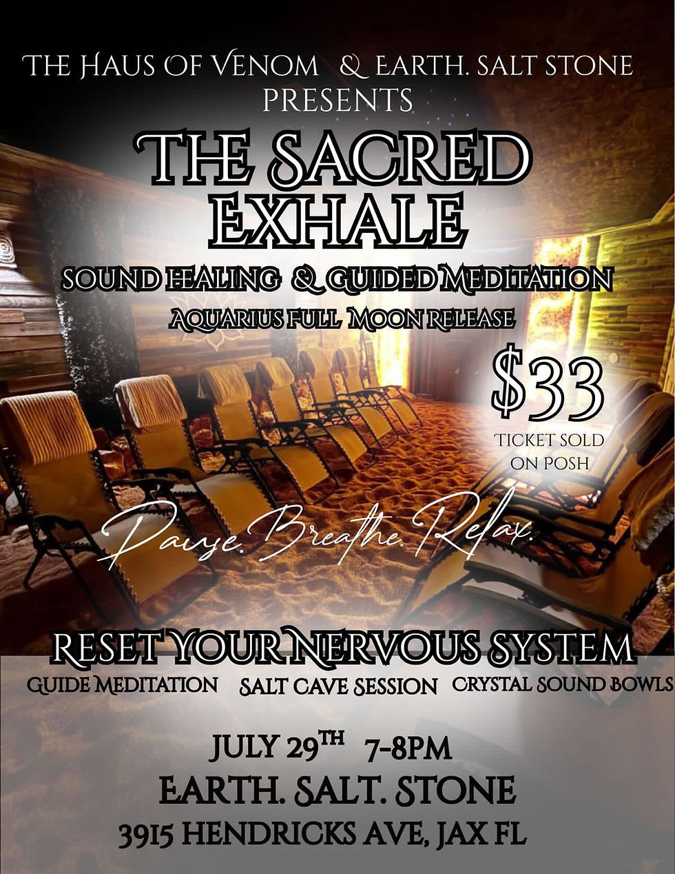 The Sacred Exhale Sound Bath & Guided Meditation