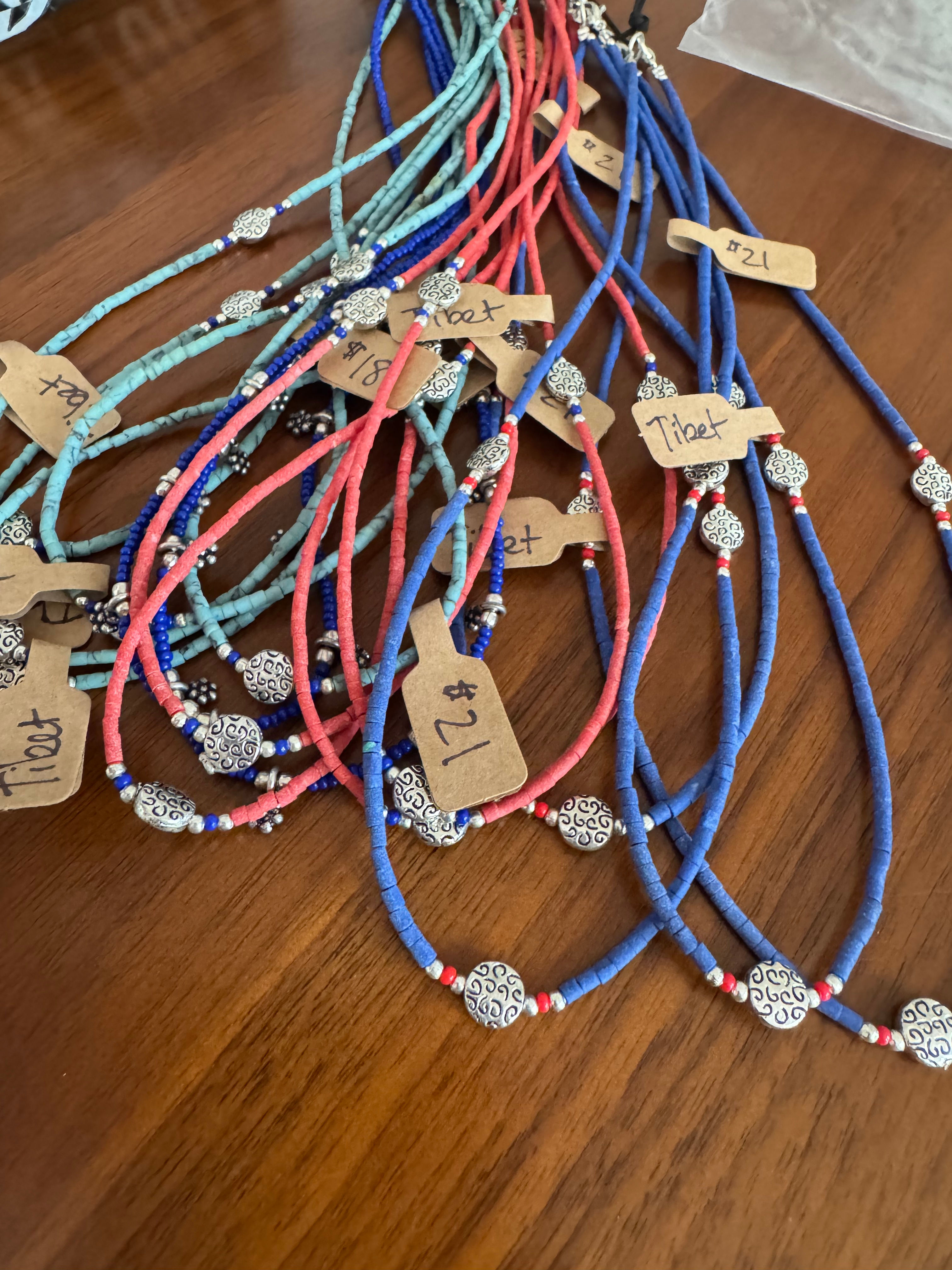 Tibetan Single Strand Necklaces