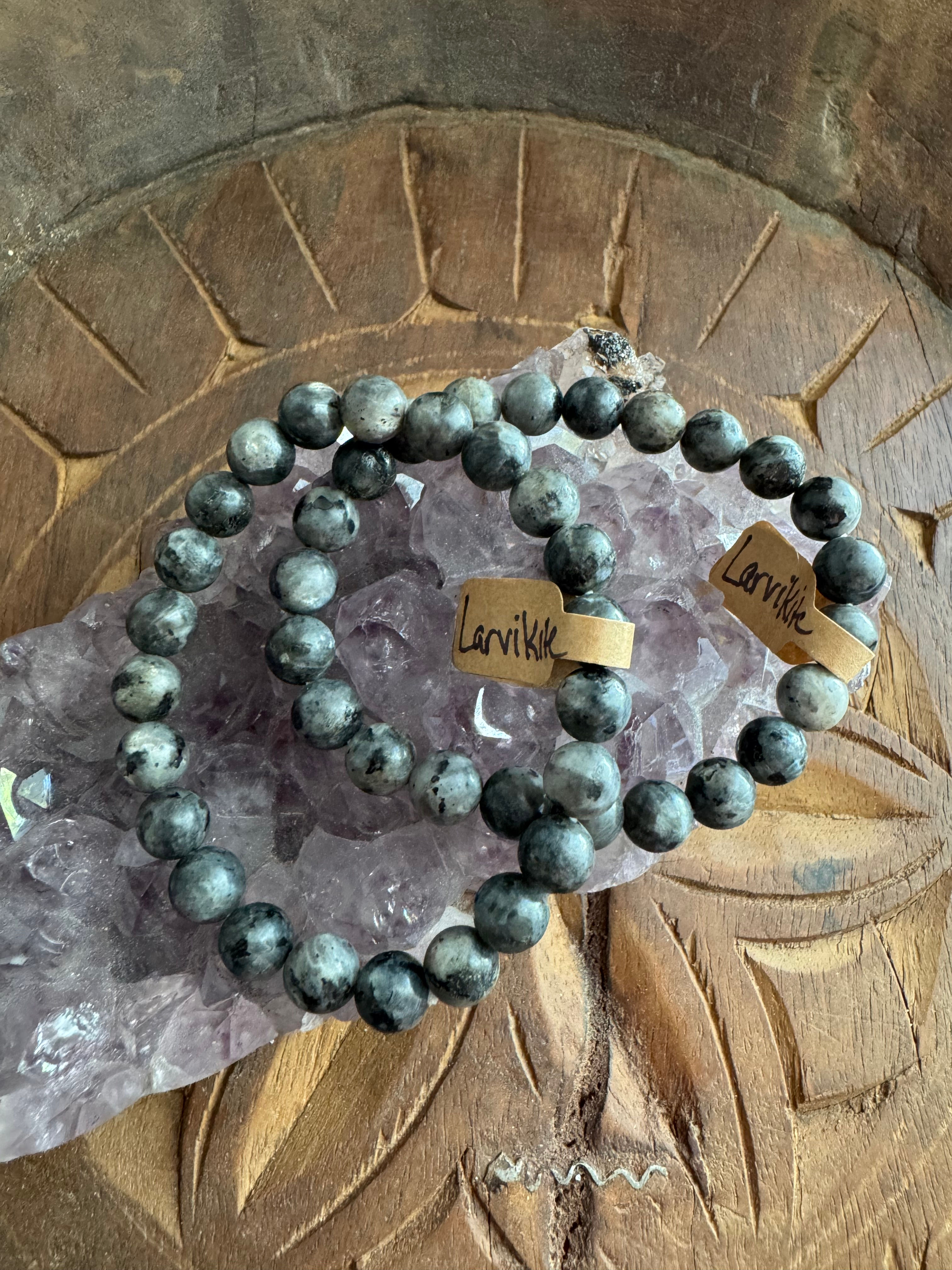 Larvikite 8mm Bracelet