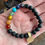 Thumbnail: Lava Stone Chakra 8mm Bracelet
