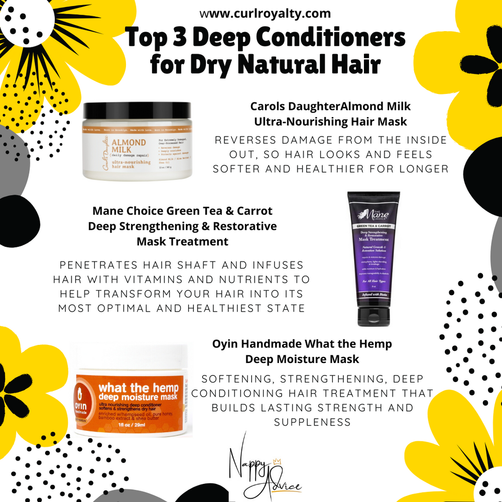 Top 3 Deep Conditioners for Dry Natural Hair