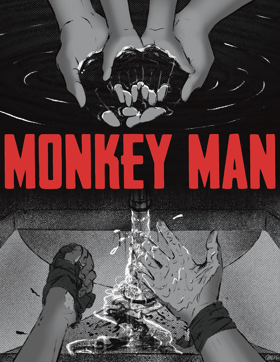 Concept Poster - Monkey Man (2024)