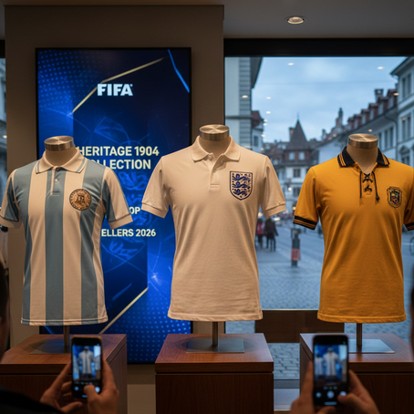 Hitos del Fútbol: FIFA Lanza la Colección "Fundadores 1904" con las Camisetas Históricas de todas las Selecciones este 2026
