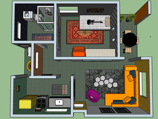 (T03) Casa projetada no SketchUp