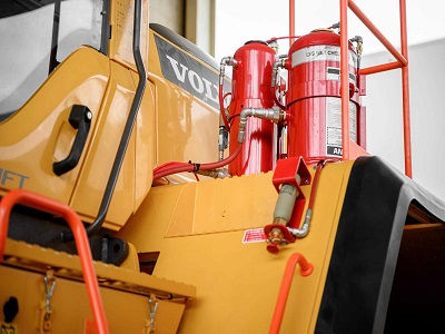 Suppression system for vehicles fire