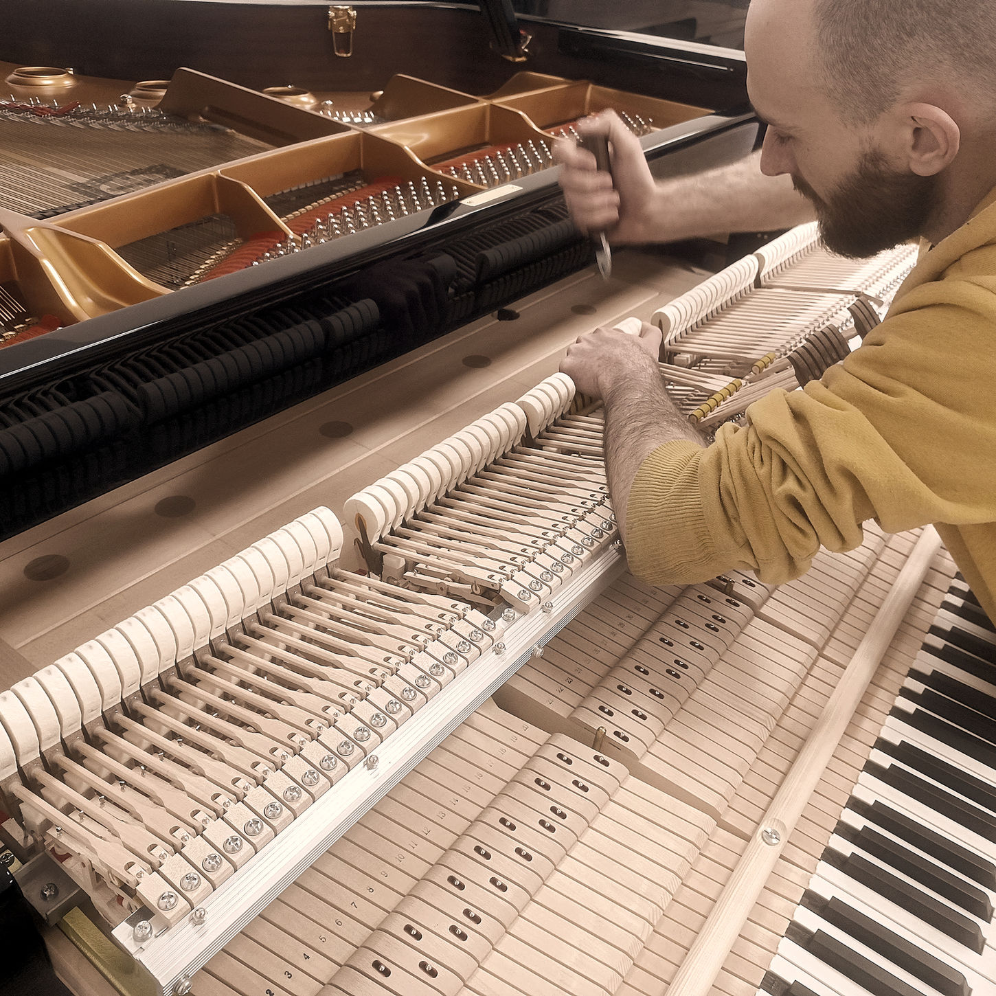 Piano Voicing - Needling hammer felt