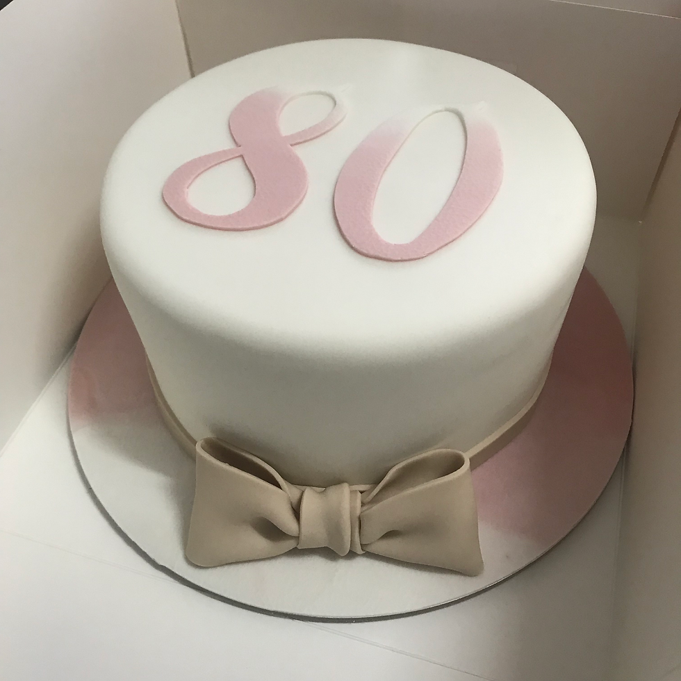 Thumbnail: Simple fondant cake