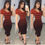 Miniatura: Vestido Midi com Manga Curt