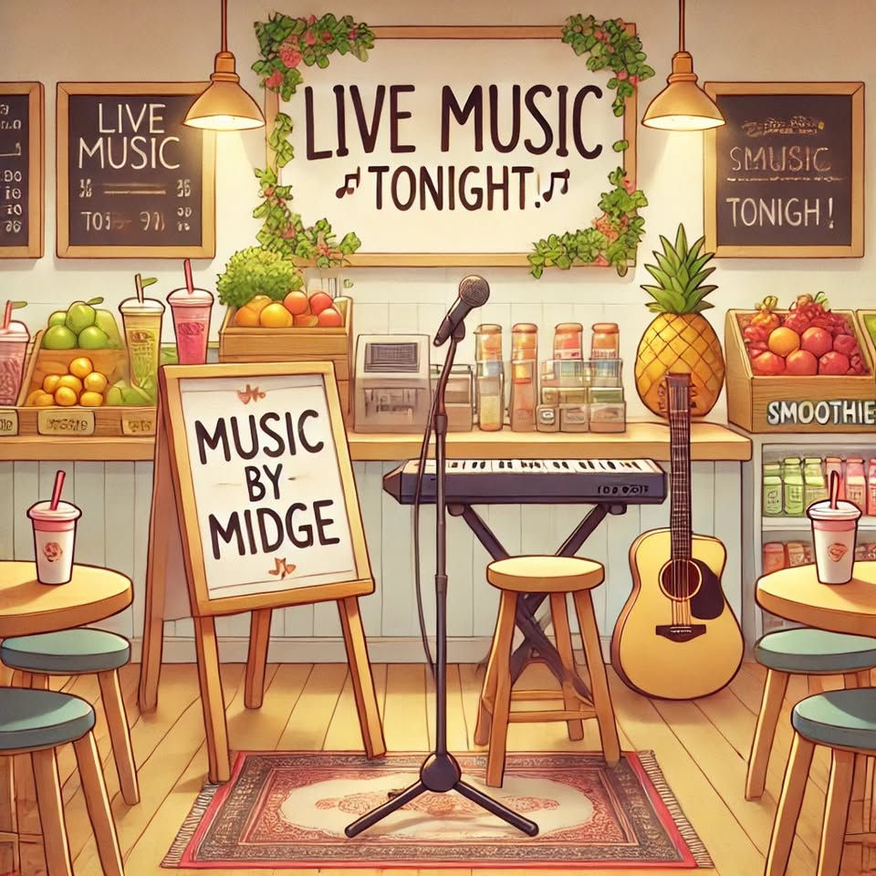 Music by Midge LIVE at O2 Lounge