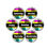 Thumbnail: 80's theme weekdays Magnets