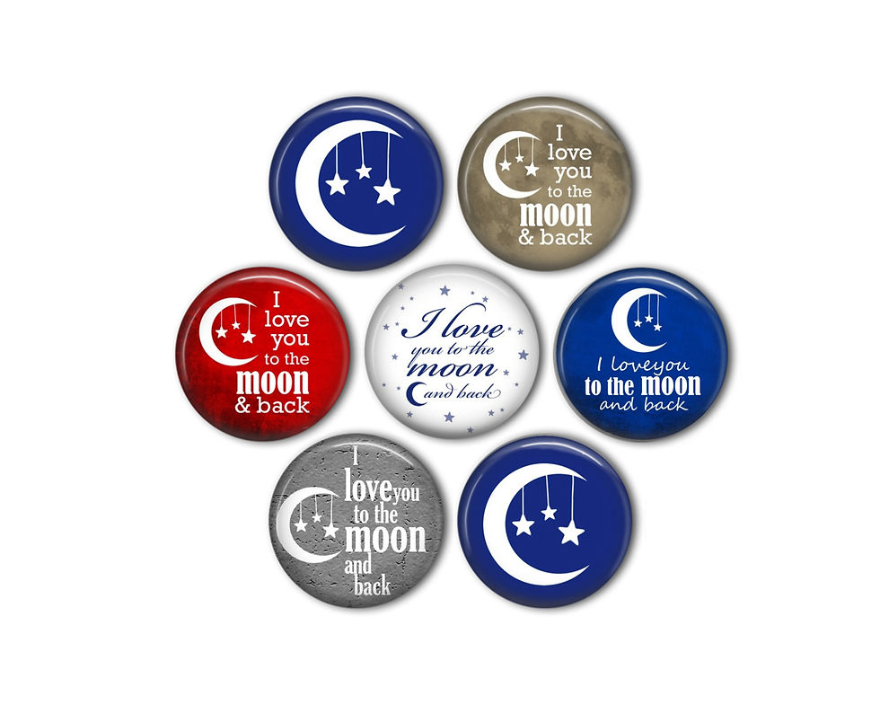 Love you to the Moon and Back Magnets