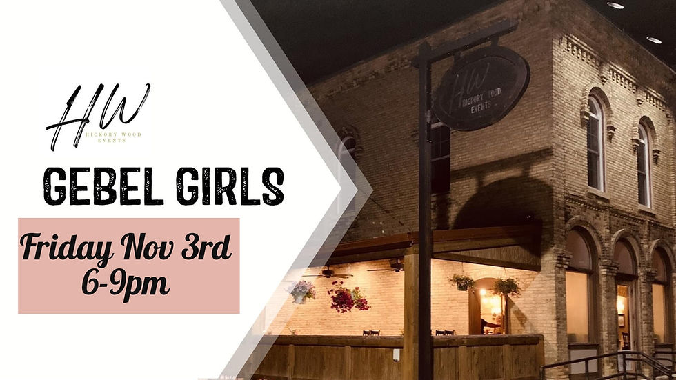 Gebel Girls LIVE at Hickory Wood Events