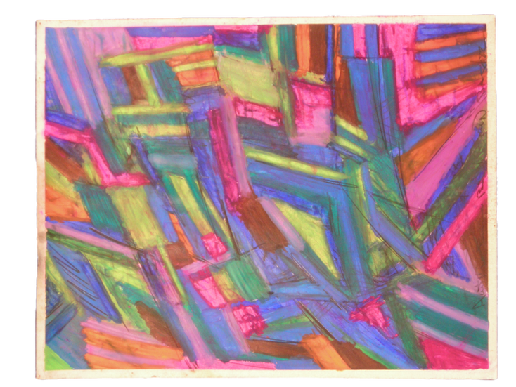 Pastels, Cray-pas, Pencil on Paper