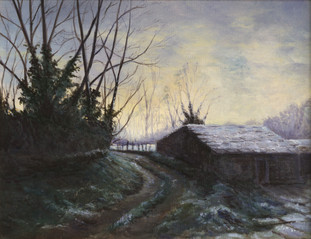 Old Barn, Arthington 45.7x35.5cm.JPEG