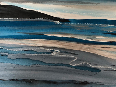 (SOLD) Study In Blue