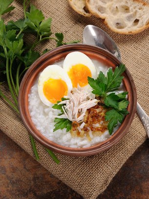 Foods to Improve Ovulation | A Delicious Savoury Congee Breakfast