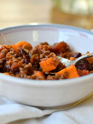 Hearty Sausage, Chickpea, and Sweet Potato Scramble | Best Time to Get Pregnant Breakfast