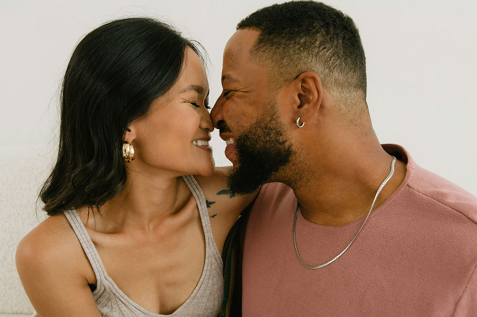 After learning about menstrual cycle education, a couple have just found out they are expecting.
