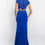 Thumbnail: Blue Lace Two-Piece Gown