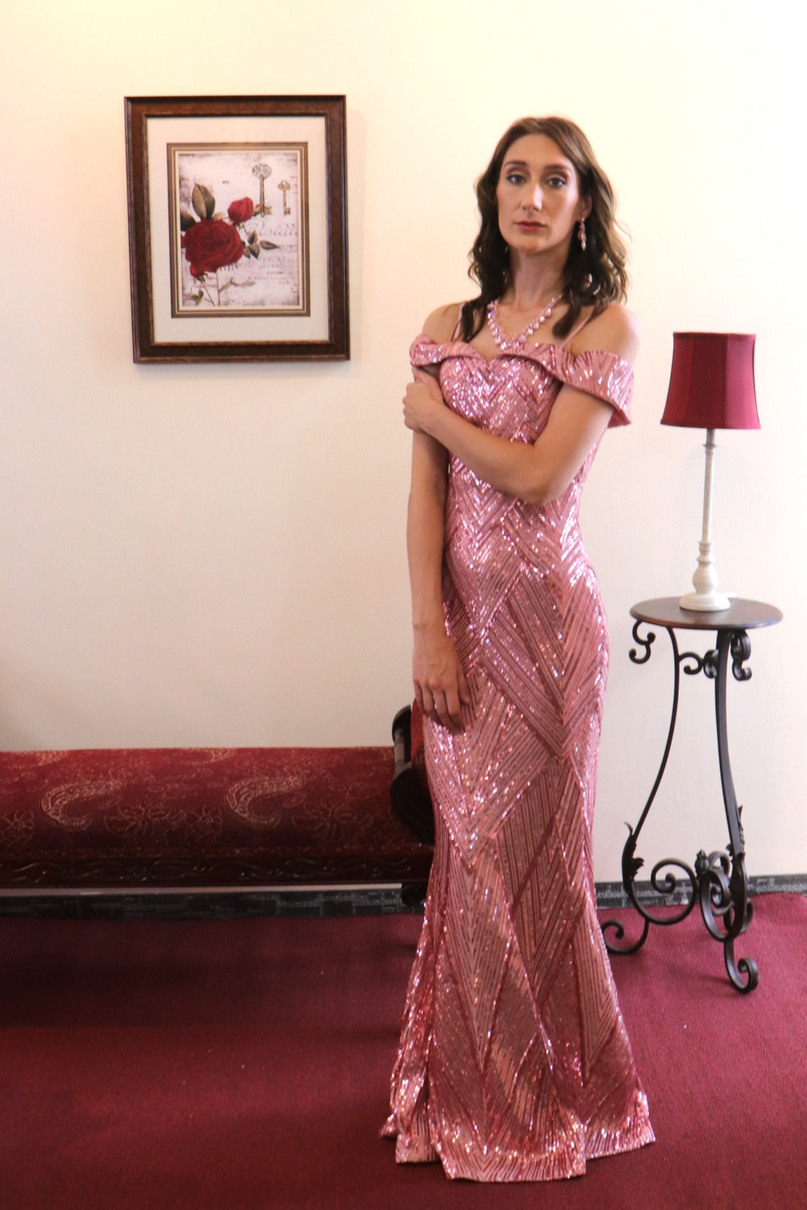 Pink Mauve City  Gown