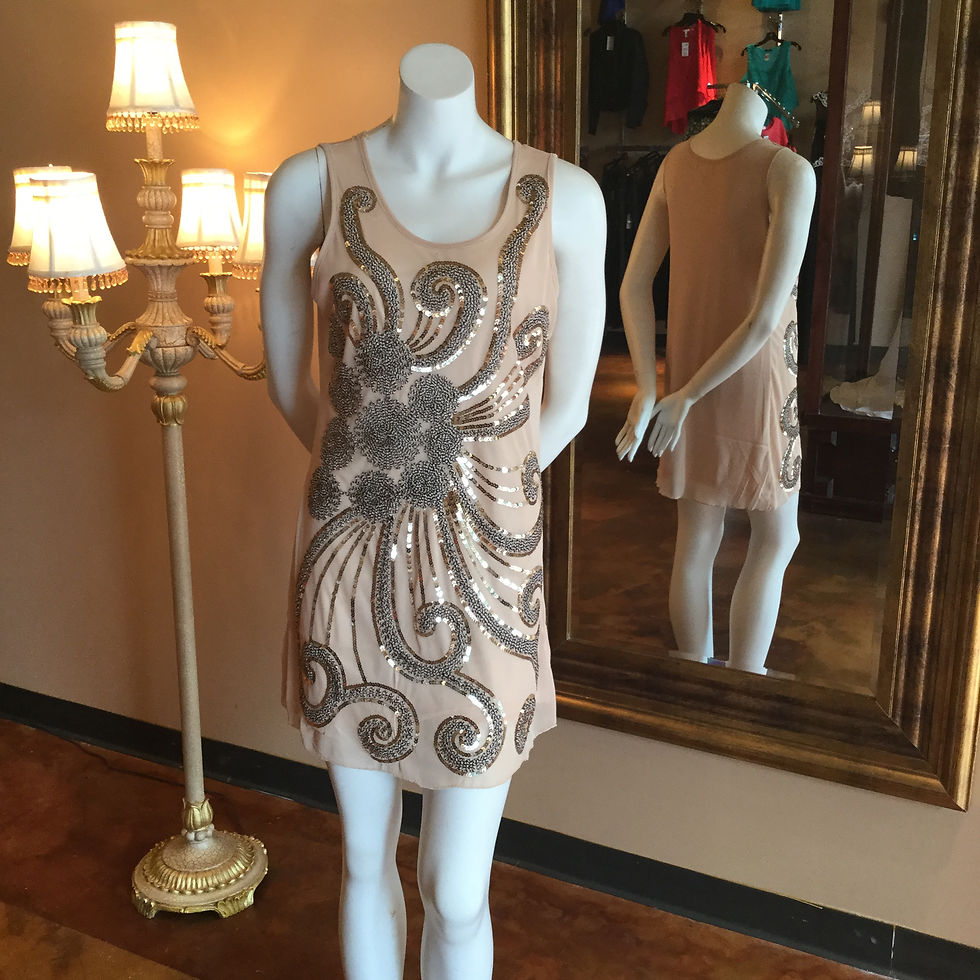 Nude Celebration Dress
