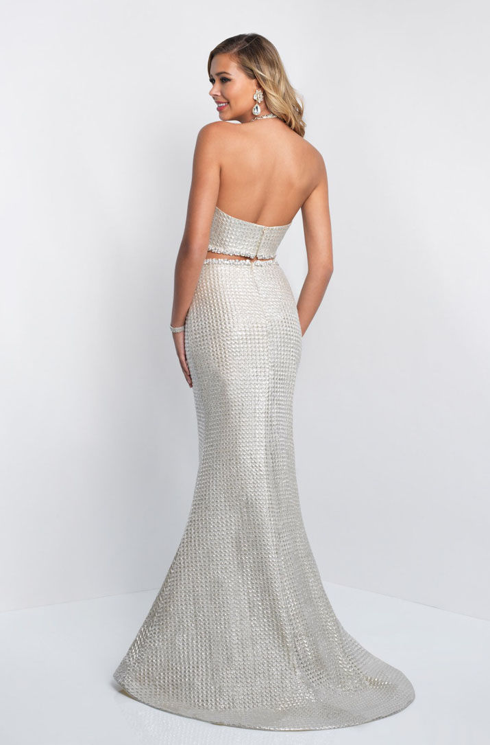 Thumbnail: Metallic Two-Piece Gown