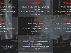 Prince Albert Restaurant Daily Specials – Lunch & Dinner Deals Starting at $15