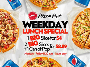 🍕 Pizza Hut Lunch Deal in Prince Albert – Big Slices Starting at $4