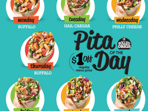 Extreme Pita of the Day in Prince Albert – Save $1 Every Day