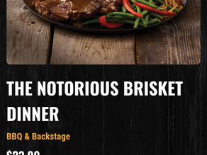 Montana’s Notorious Brisket Dinner in Prince Albert – Loaded BBQ Plate for $23.99