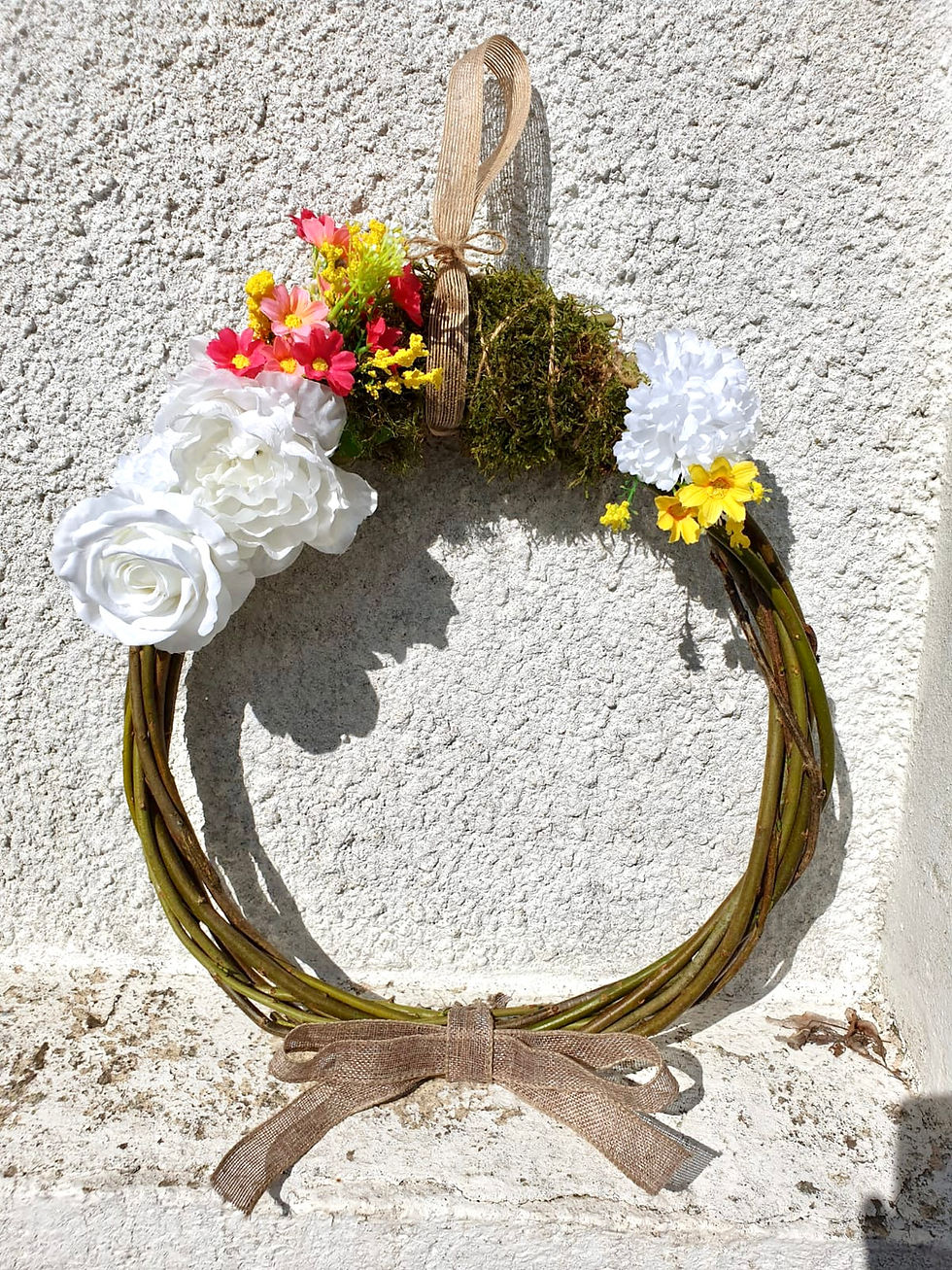 Thumbnail: White Rose Wreath