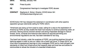 Call for Congressional Hearings to investigate FERC abuses (Press Release)