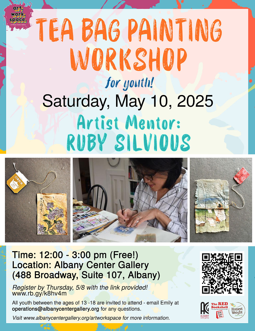 Youth Tea Bag Painting Workshop