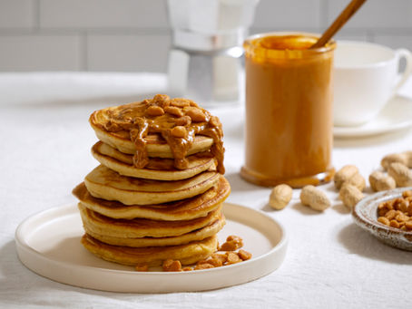 Probando recetas... Pancakes esponjosos super proteicos de avena